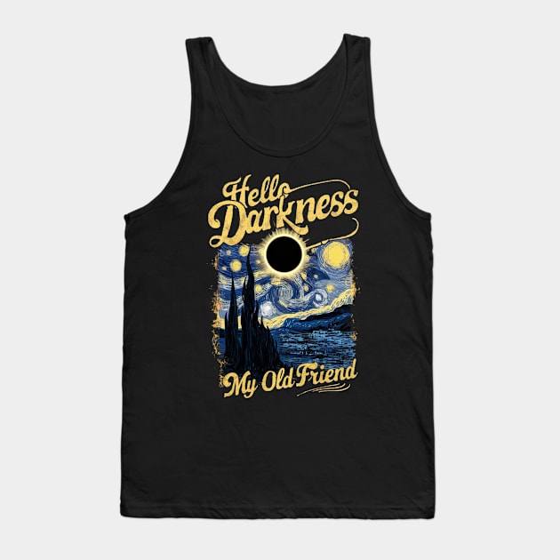 Solar eclipse apparel Starry Night Tank Top by Positively Petal Perfect 